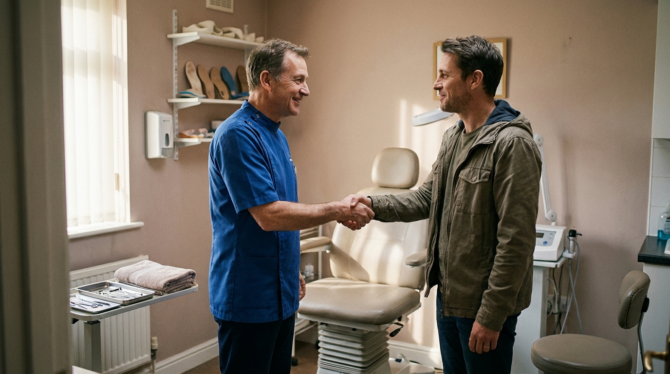 The podiatry new-patient engine: reviews from the cohorts that never think to leave one