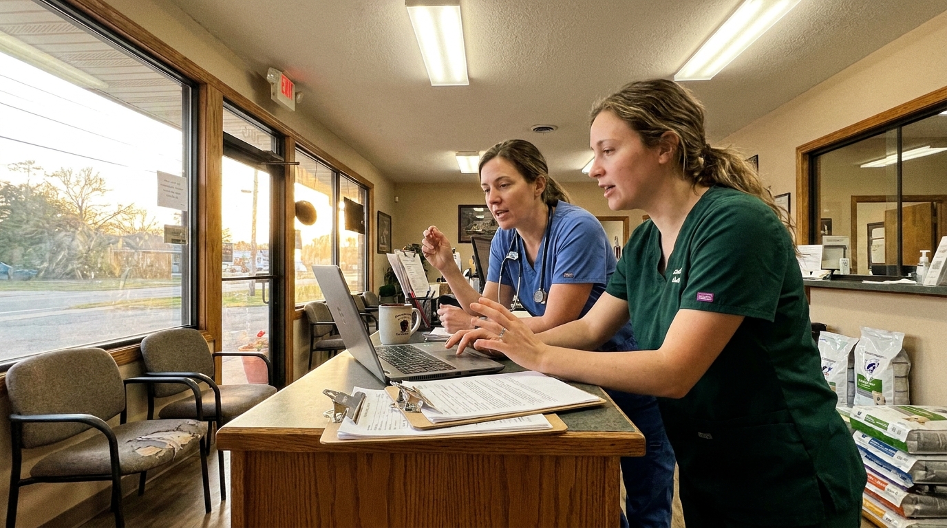 X18 vs generic review software for vet clinics: what actually differs under the hood